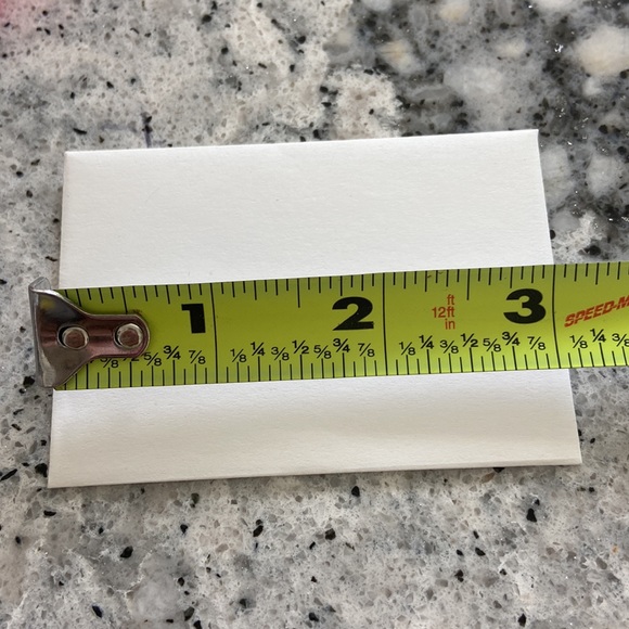 Brand New Louis Vuitton gift card tag envelope and red ribbon - Picture 6 of 6